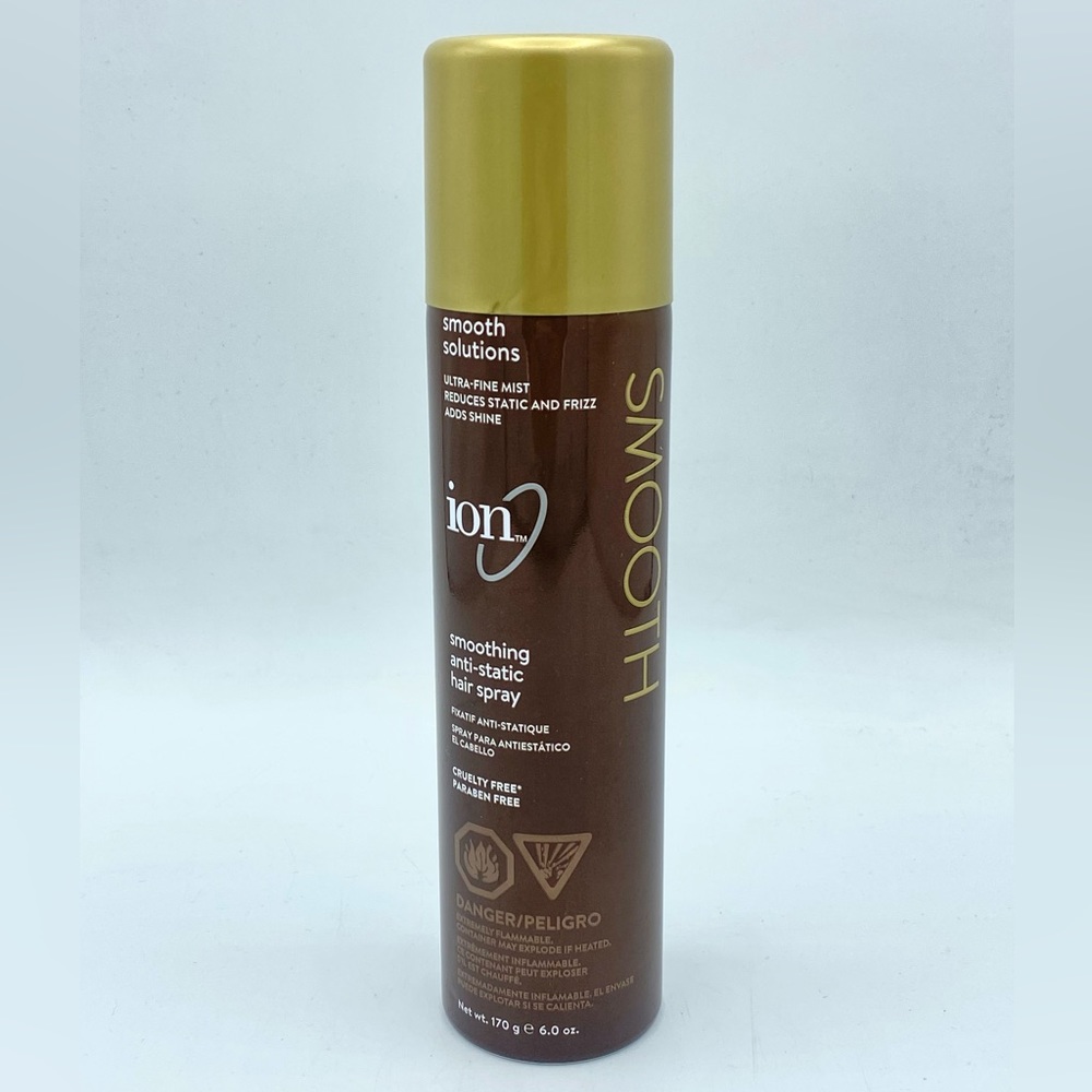 Ion Smooth Solutions Smoothing Anti Static Hair Spray Ultra Fine Mist 6oz NEW
